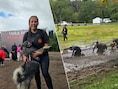 500 honden leven zich met hun baasjes uit op eerste Titan Paw in De Lilse Bergen: “Op z’n buik door de modder vond hij iets minder leuk”