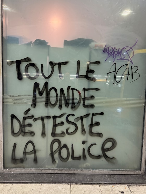 Schade na betoging Brussel 