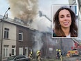 Vier woningen beschadigd bij uitslaande brand in Halle: één pand volledig uitgebrand