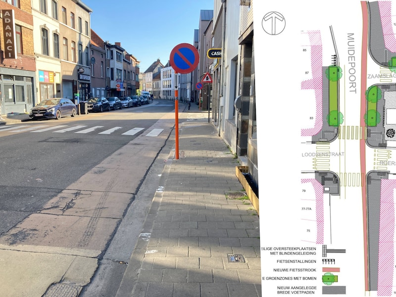 Vijf kruispunten aan Muidepoort in Gent worden veiliger en groener: werken starten in voorjaar 2027