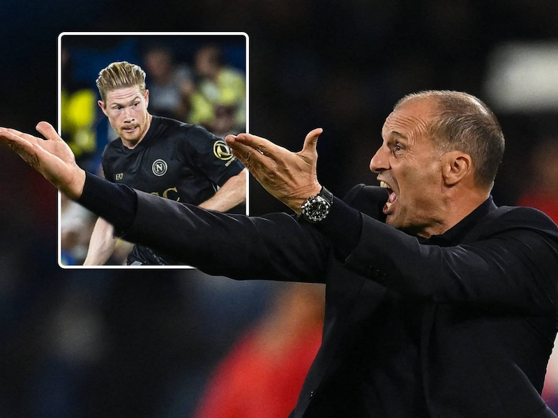 “We begrepen elkaar niet...”: Kevin De Bruyne en Napoli-coach Massimiliano Allegri voeren stevige discussie tijdens pijnlijke nederlaag