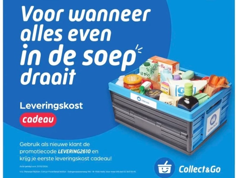 Colruyt speelt met opvallende advertentie in op cyberaanvallen bij concurrenten: “Voor wanneer alles even in de soep draait”