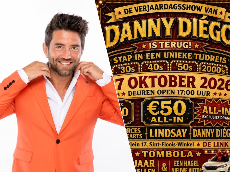 Danny Diëgo viert verjaardag met feestshow én warm gebaar voor gezin uit de streek