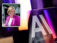 Burgemeester Romina Vanhooren licht toe hoe het stadsbestuur van Oudenburg omgaat met AI