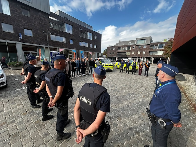 Politie Regio Rhode & Schelde staat stil bij overlijden collega Nordine ...