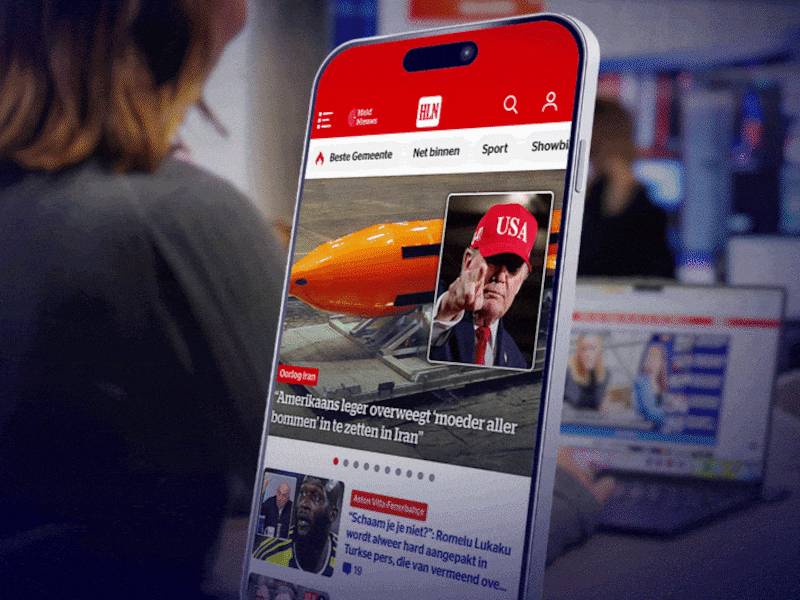 HLN onbetwist grootste nieuwsapp van Vlaanderen