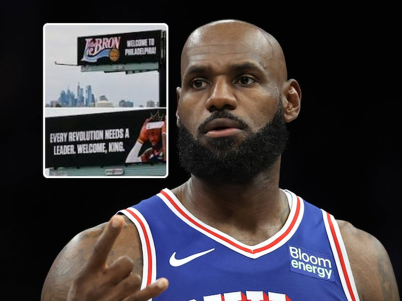 41-jarige LeBron James bij 76ers op jacht naar zijn vijfde ring: “Ik geloof dat ik van Philadelphia een kampioenenploeg kan maken”