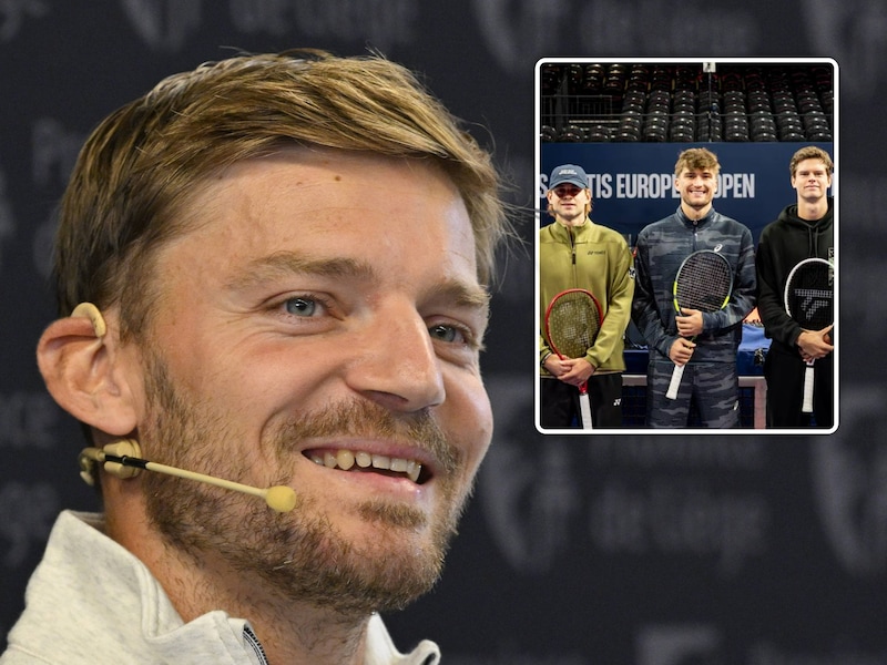 “Hij heeft ons doen dromen en deuren geopend”: Belgische ‘big three’ zwaait “voorbeeld” David Goffin uit voor afscheid in Brussel