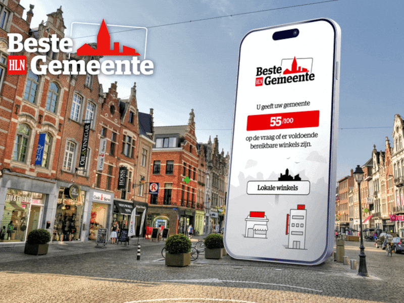Deze score geeft u in de HLN Gemeentetest aan Nazareth-De Pinte op vlak van lokale economie