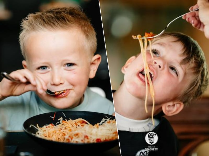 Spaghetti, gekke kelners en gratis fotoshoot: eerste Kids Event van Mister Spaghetti bijna volboekt