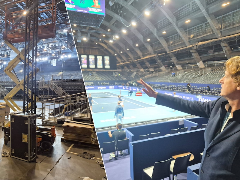 Primeur in tenniswereld met nachtelijke verhuis European Open van Expo 12 naar Paleis 5: “Het was net zoals een concert van Madonna”