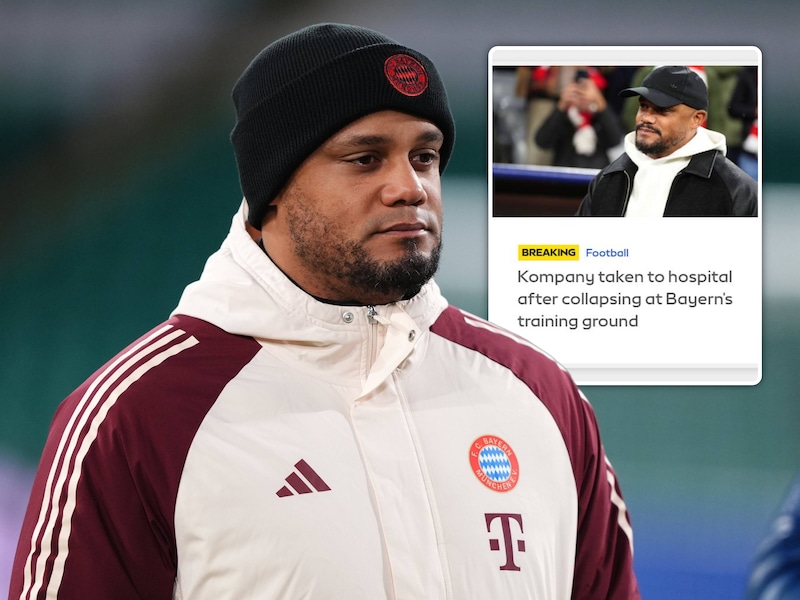 Ook voor buitenlandse pers was het schrikken: Vincent Kompany groot nieuws in Duitsland en ver daarbuiten