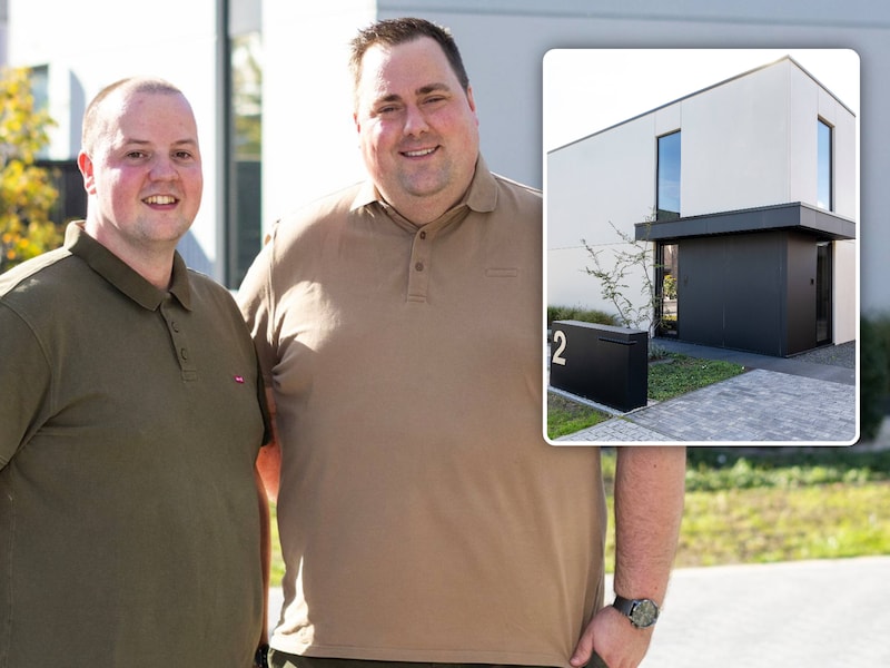 Jonas en Thomas (33) bespaarden 30.000 euro door hun woning te bouwen met doe-het-zelfpakketten: “Enkel voor de badkamer hadden we serieuze stress”