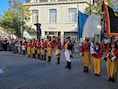Turnhoutse Patriotten trekken door straten van de stad ter herdenking Slag bij Turnhout
