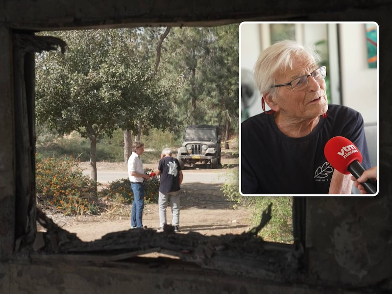 “Als dat gebeurt, maken we in vijf minuten vrede”: Robin Ramaekers op bezoek bij 90-jarige inwoner van verwoeste Israëlische kibboets aan de grens met Gaza