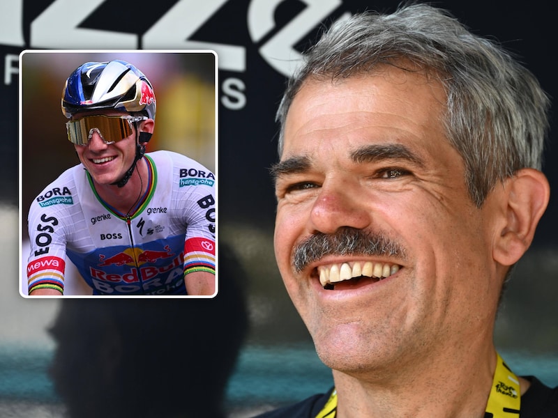 “Een alien als Tadej Pogacar kan dat misschien wel”: Red Bull-CEO Ralph Denk ziet Remco Evenepoel Giro en Tour liever niet combineren
