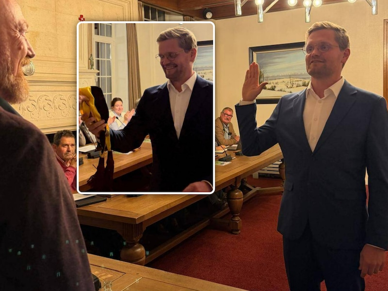 Jan Desmet legt eed af als nieuwe schepen van Kluisbergen: “Het was een lange aanloopperiode, maar ik zie het helemaal zitten”
