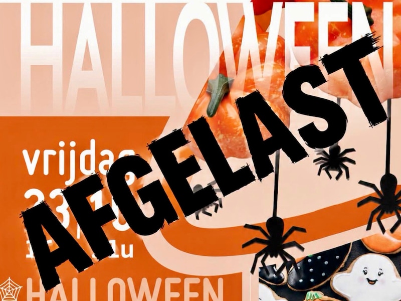 Halloweenmarkt afgelast