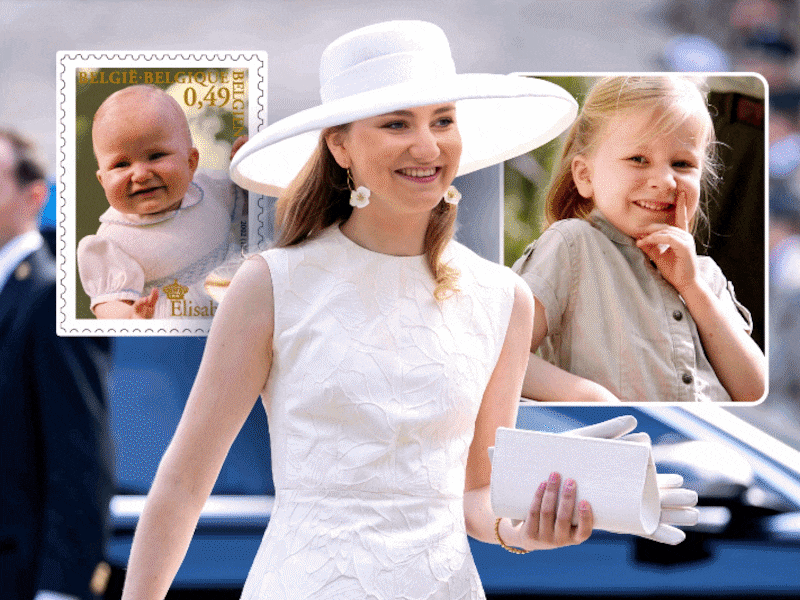 IN BEELD. Prinses Elisabeth viert 25ste verjaardag: deze unieke fotoreeks toont haar van 0 tot (bijna) 25