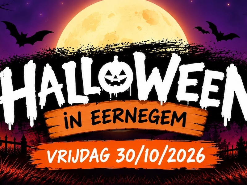 Trick or Treat en groot halloweenfeest in Eernegem op vrijdag 30 oktober