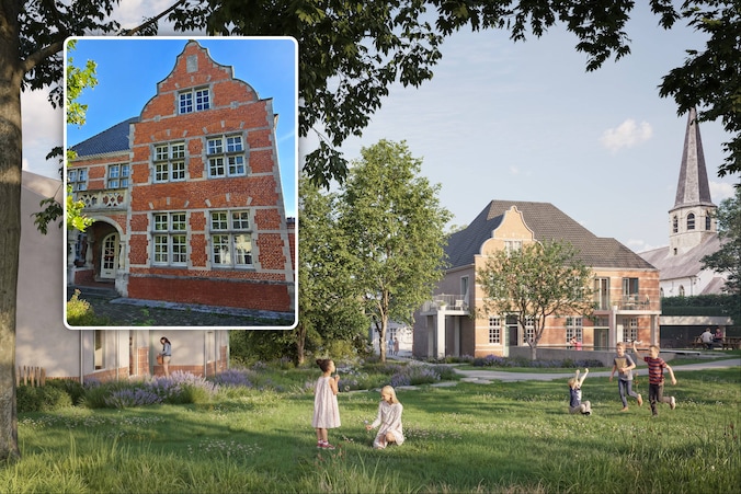 Cohousing in Ursel: beschermde dokterswoning op dorpsplein krijgt ...