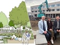 IN BEELD. Grootste school van Deinze tovert betonnen woestijn om tot groene oase: “Meer dan wat extra bomen op de speelplaats”