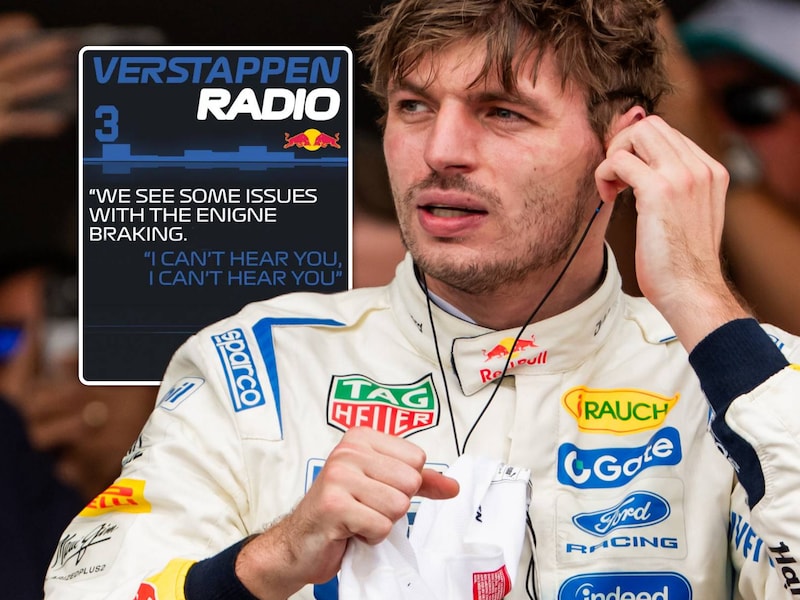 Opnieuw hapert radio Red Bull, tot ergernis van Max Verstappen: “Misschien moeten we over op gebarentaal”