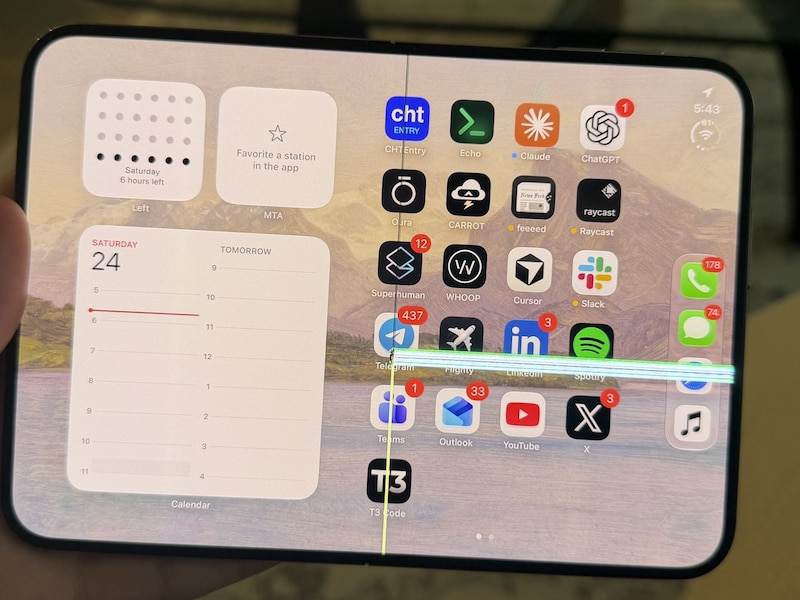 Opvouwbaar scherm van iPhone Duo kan al na enkele uren breken: Apple bevestigt “kleinschalig probleem”