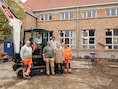 Stad Damme vergroent de speelplaats van basisschool Het Spoor in Sijsele