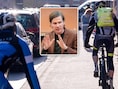 Onder meer fietsen op het voetpad werd beboet. Inzet: burgemeester Mathias De Clercq.