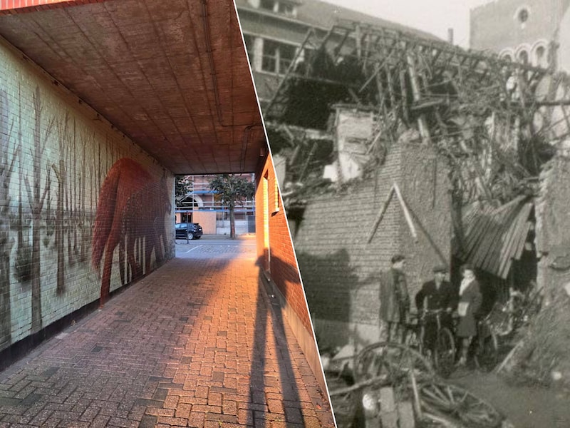 De naam gaat al bijna een eeuw mee en in 1944 viel er een V-bom: Vossengang wordt officieel een straatje maar waar komt die naam van?