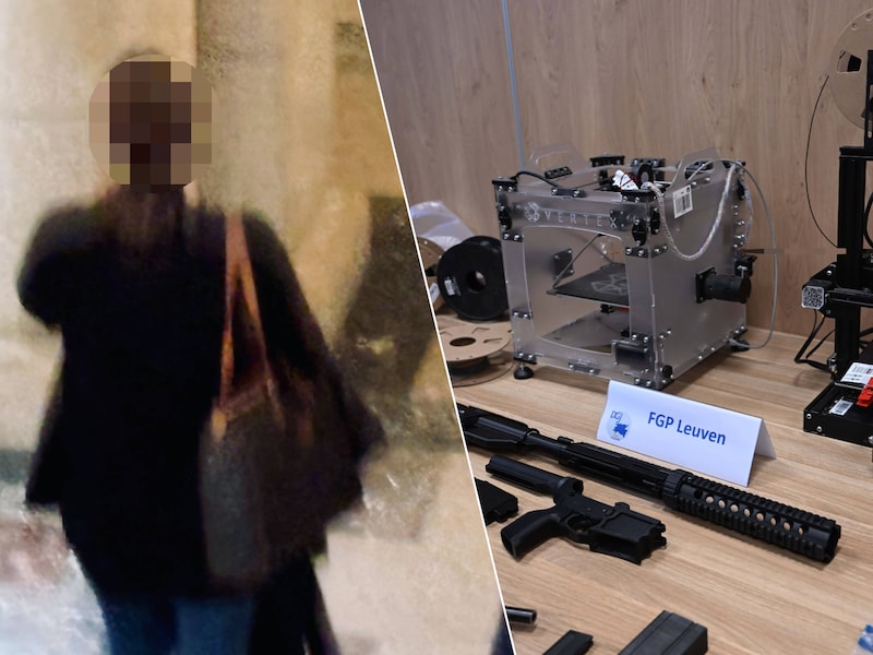 Vrouw (21) die met Frans vakantielief 3D-wapens produceerde in Leuven voor rechter: “Ze had kriebels in de buik en ze was naïef”