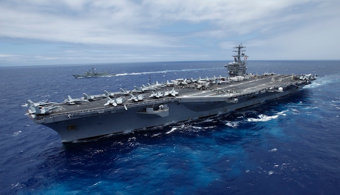 De USS Nimitz.