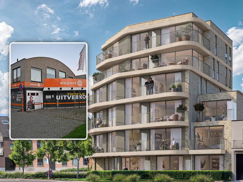 Voormalige elektrozaak Vanbesien wordt gesloopt: Residentie Uitkerke biedt plek aan 24 appartementen