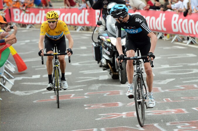 Wiggins en Froome kunnen sinds de Tour van 2012 niet meer door dezelfde deur. Toch willen ze bij Sky beiden aan de start van de Tour 2014