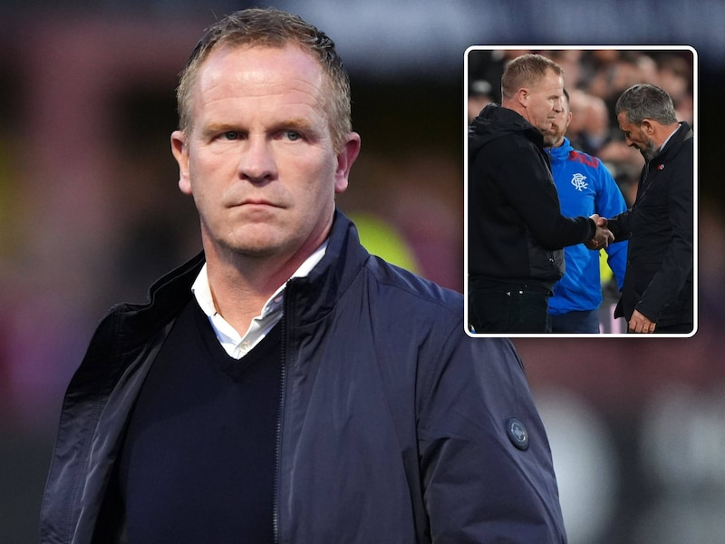 “Ik dacht dat hij me ging bedanken”: Wouter Vrancken slikt met Hearts late gelijkmaker en gaat dan even in de clinch met Rangers-coach