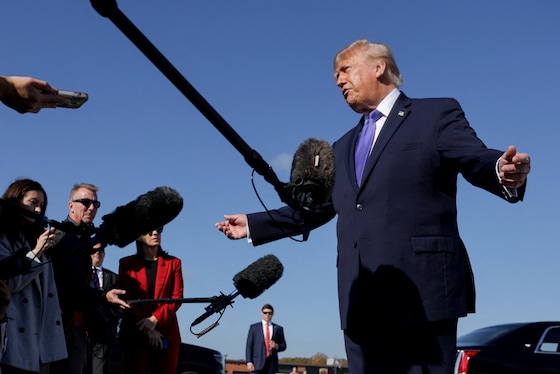 Amerikaanse president Donald Trump. 