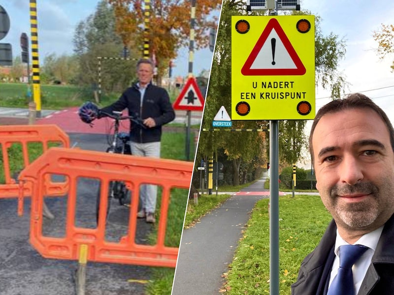 Raadslid wil obstakels voor fietsers op F411 om hun snelheid aan kruispunten te verminderen, burgemeester niet akkoord: “Voorstel voegt gevaar toe”