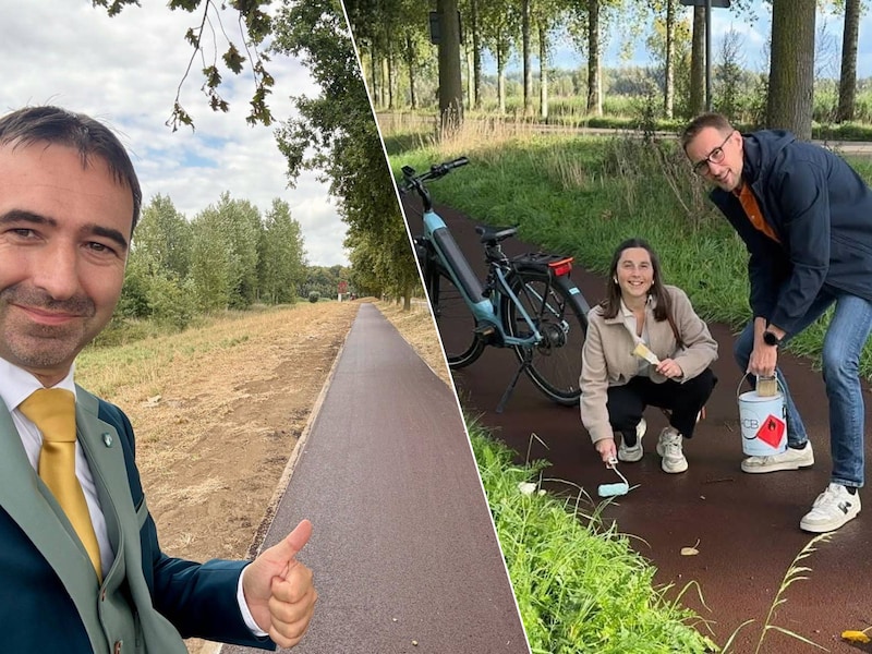 Reflectoren op fietspad Zalegemdijk: “Resultaat na lang aandringen”, zegt oppositie, “Jarenlang niets gebeurd”, zegt burgemeester
