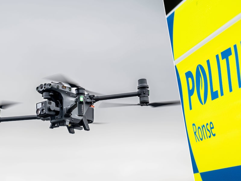 Drone helpt politie Ronse voor het eerst bij arrestatie van drugsverdachte