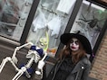 Nunzia (9) uit Grimbergen toont haar griezeligste outfit voor Halloween
