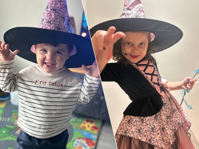 Celle en Féline uit Beerzel tonen hun griezeligste outfits voor Halloween