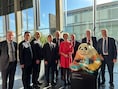 Dit beeld van een panda kan je vanaf vandaag bewonderen in het Provinciehuis in Leuven.