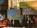 Actie aan stadhuis tijdens gemeenteraad vraagt aandacht voor sluikstortprobleem: “Camera’s alleen lossen het probleem niet op”