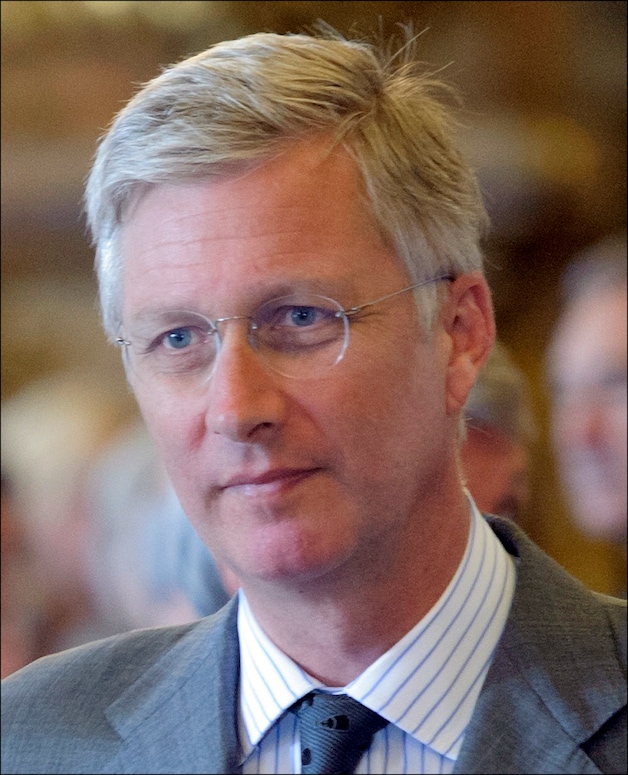 Een gladgeschoren prins Filip.