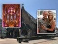 Van dj-booth in het altaar tot rolschaatsbaan met drie gigantische discoballen: Chris en Tatiana openen ‘Tabl’O Roller Disco’ in kapel