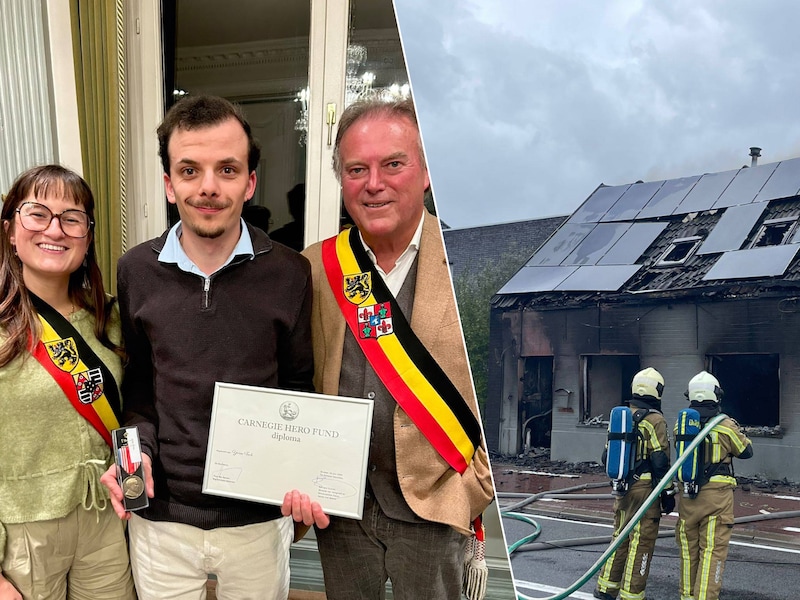 Yaron (25) redde vorig jaar een 63-jarige bewoner uit brandend huis en krijgt daarvoor nu een medaille: “Ik moest eigenlijk niet eens in die straat zijn”