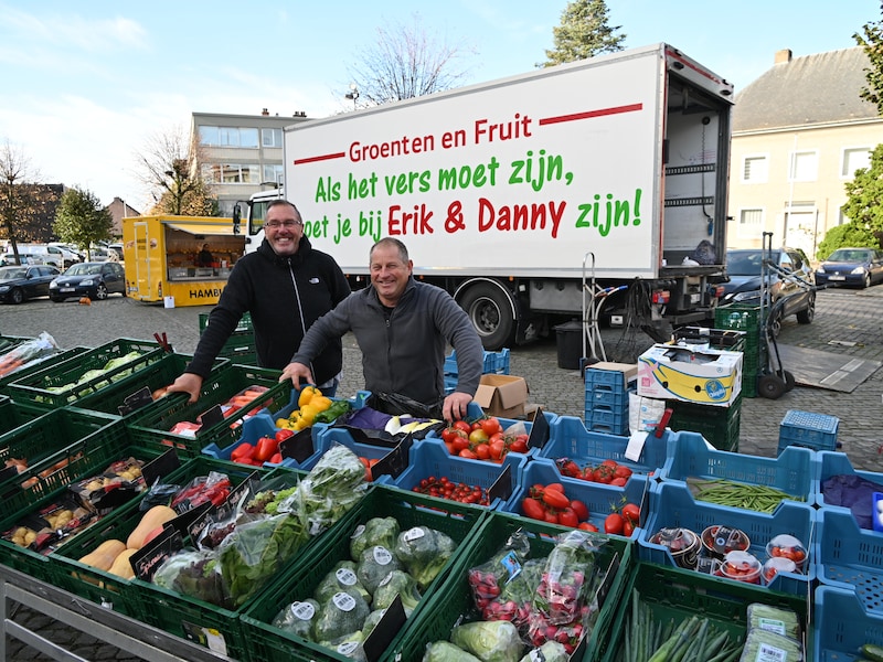 Danny en Erik nemen na 33 jaar afscheid van Wase markten: “Enkel bij vriesweer verkochten we vanuit de vrachtwagen”