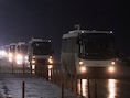 Inwoners verlaten bezette stad Olesjky: “Sommige bussen trekken richting Oekraïne, andere naar Rusland”