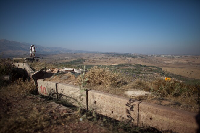 Israëlisch grensgebied nabij Syrië.